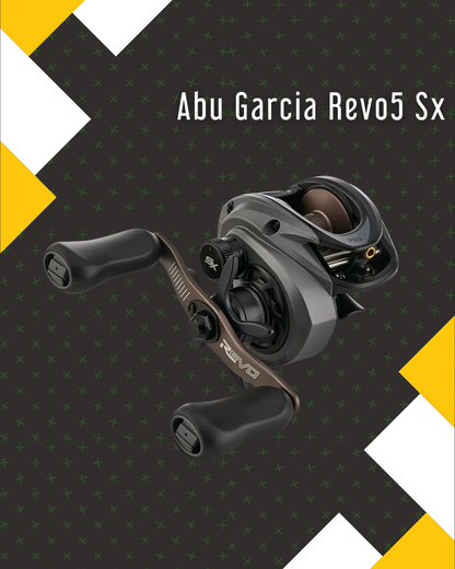 Carretilha Abu Garcia Revo5 Sx Rocket Manivela Esquerda