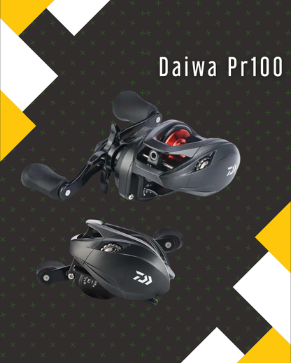 Carretilha Daiwa Pr100 - Pesca Lado Da Manivela Esquerdo