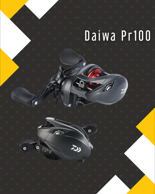 Carretilha Daiwa Pr100 - Pesca Lado Da Manivela Esquerdo
