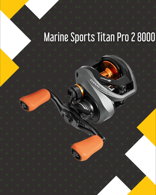 Carretilha Marine Sports Titan Pro 2 8000 Lado da manivela Direito