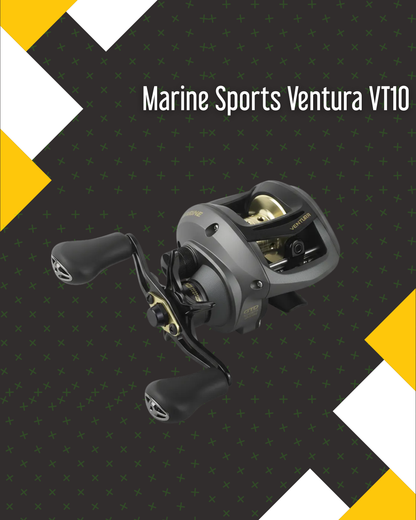 Carretilha Marine Sports Ventura VT10 Esquerda 10 Rolamentos
