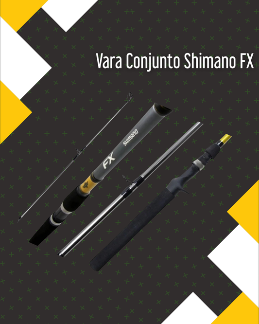 Vara de Pesca para Carretilha Shimano FX 15Lb 1,82 Metros 2 Partes