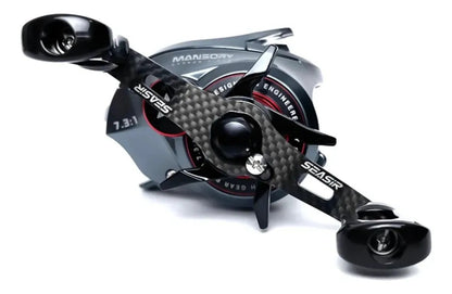 Carretilha Seasir Mansory 100% Carbono 11+1BB De Rolamentos 7.3:1 Recolhimento
