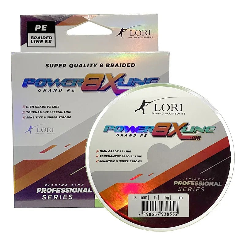 Carretilha Piau Piapara Voxxi Carbon + (2 BONÚS) Vara Edson, Linha multifilamento PE 8X (VERDE)