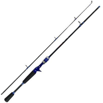 Vara de Pesca para Carretilha fibra Carbono 15-35Lbs 1,80 Metros 2 Partes
