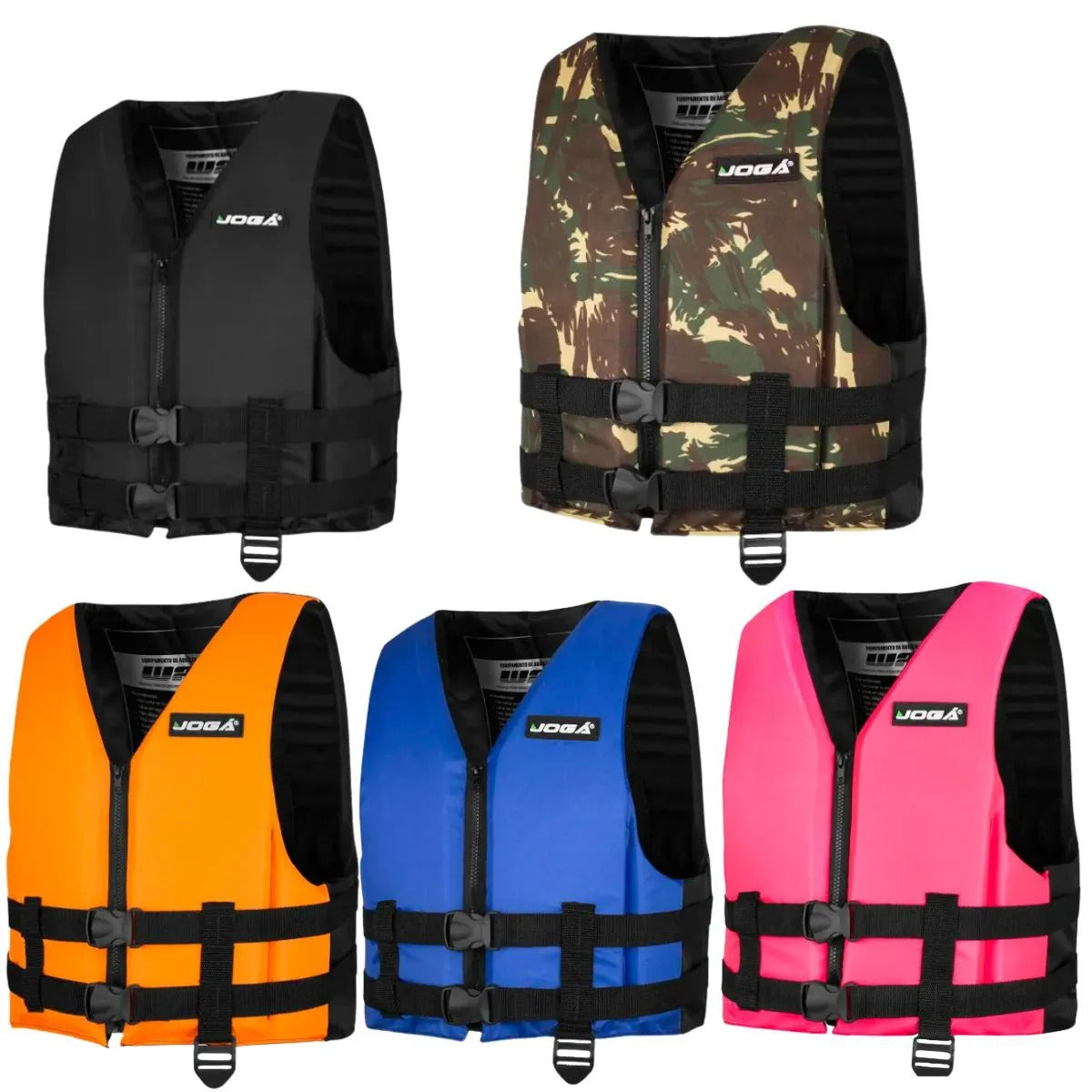 Colete Salva Vidas Flutuante Jogá Wave Suporta até 150kg