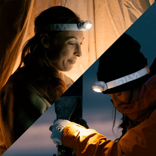 Lanterna de Cabeça Seek 450 Recharge Stormy Sky Silva