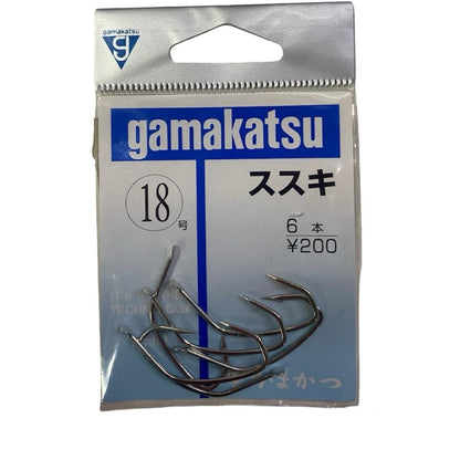 Anzol para pesca de robalo gamakatsu suzuki - n°: 18 - 6 unidades
