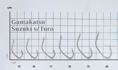 Anzol para pesca de robalo gamakatsu suzuki - n°: 18 - 6 unidades