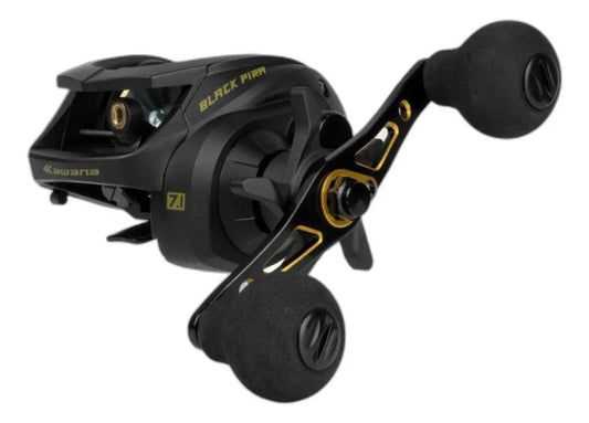 Carretilha Maruri Black Pira 400 - Drag 18kg Direita - Preto - Direito