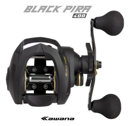 Carretilha Maruri Black Pira 400 - Drag 18kg Direita - Preto - Direito