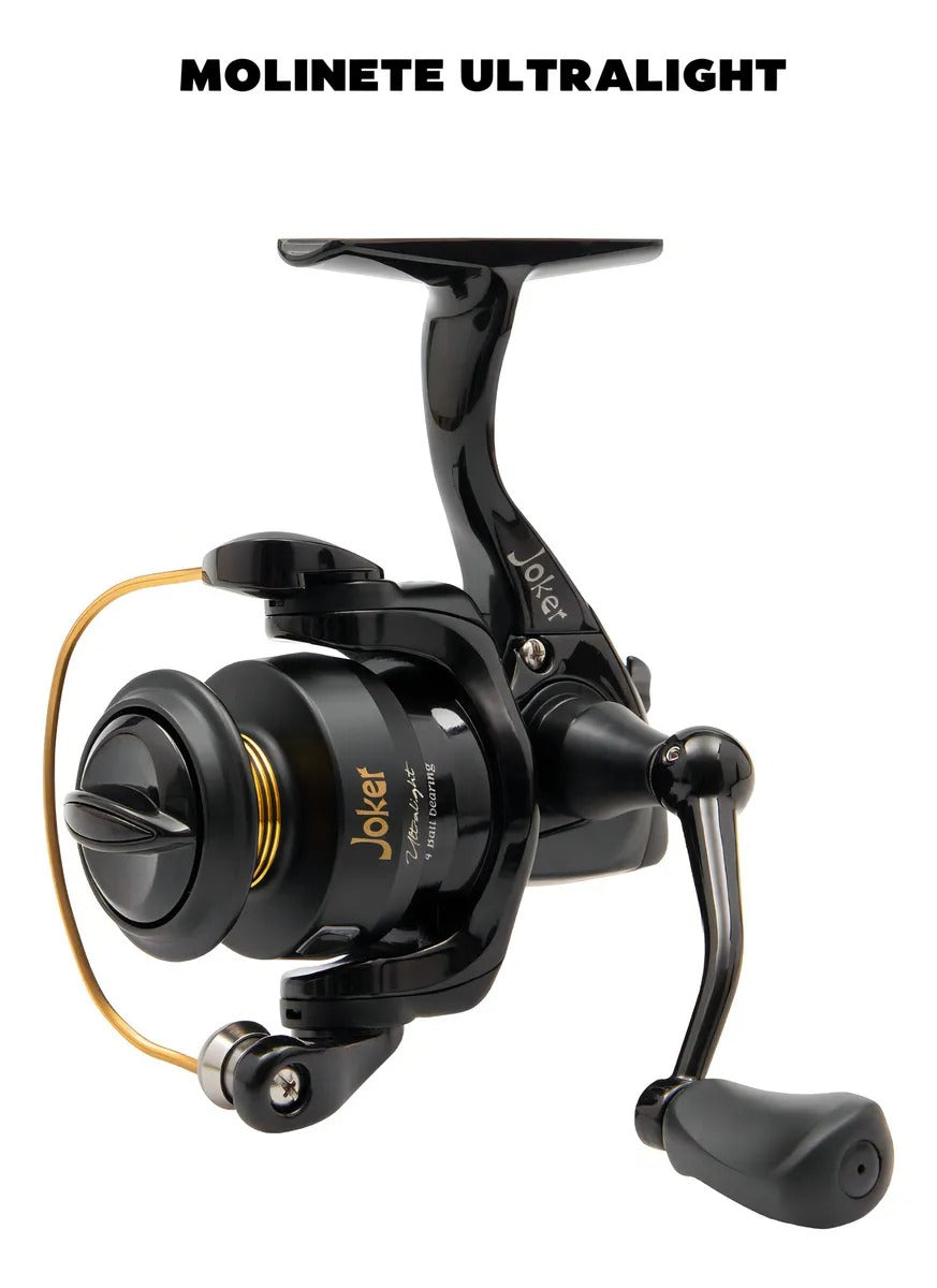 Molinete Maruri Ultraligh 8000 Aluminio Preto 4rols