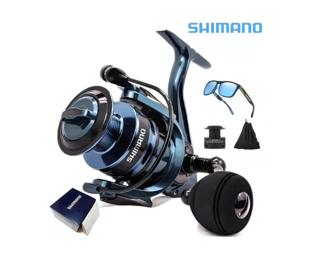 Molinete Shimano AquaWave Drag de Ate 16kg de Forca 7 Rolamentos De Esfera