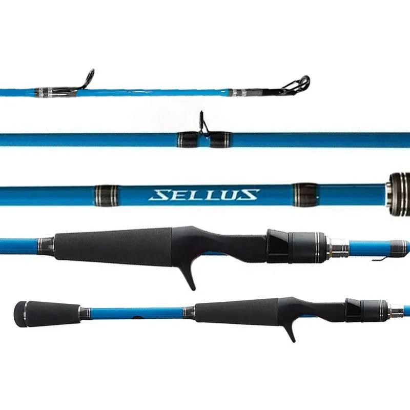 Tucunaré Carretilha Shimano SLX + (2 BONÚS) Vara Sellus 17lb e (Com linha)