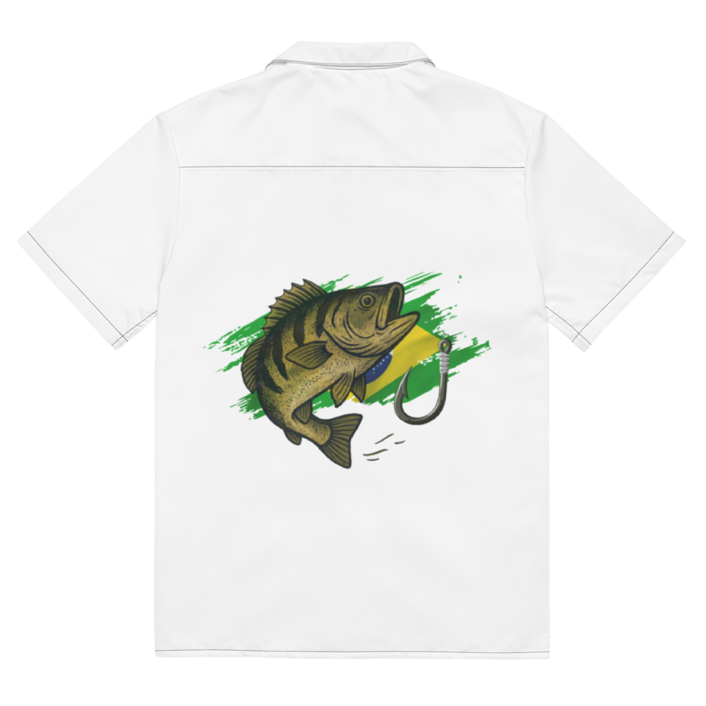 Camiseta de manga curta BRASIL PESCAS