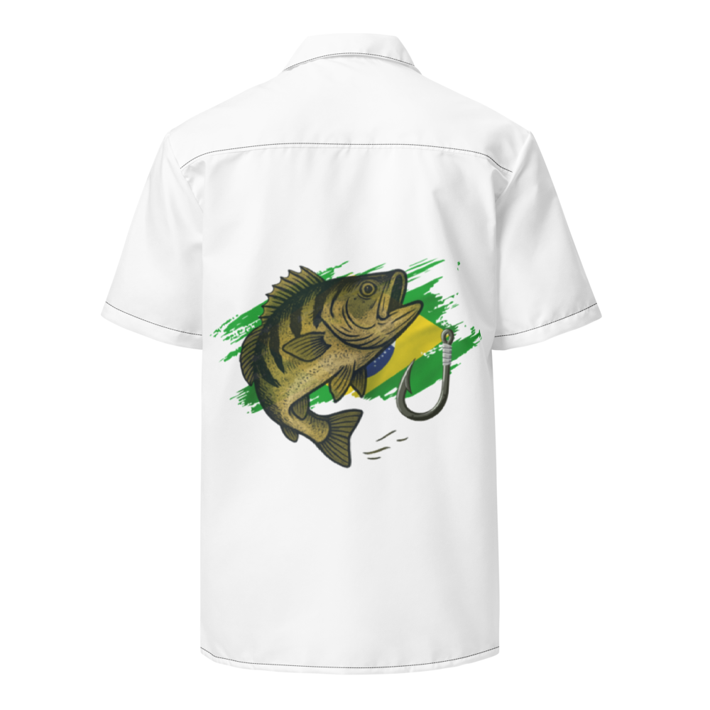 Camiseta de manga curta BRASIL PESCAS