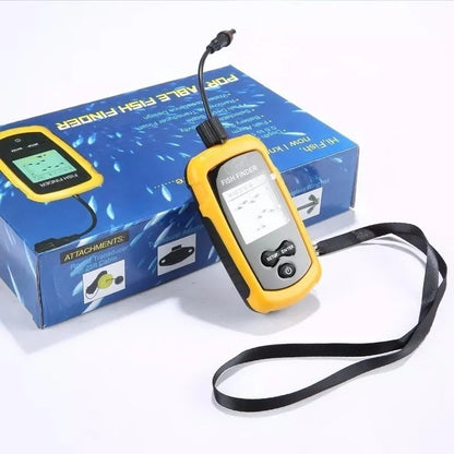 Localiza Peixe Sonar Portatil Até 100m Barco Pesca E Caiaque